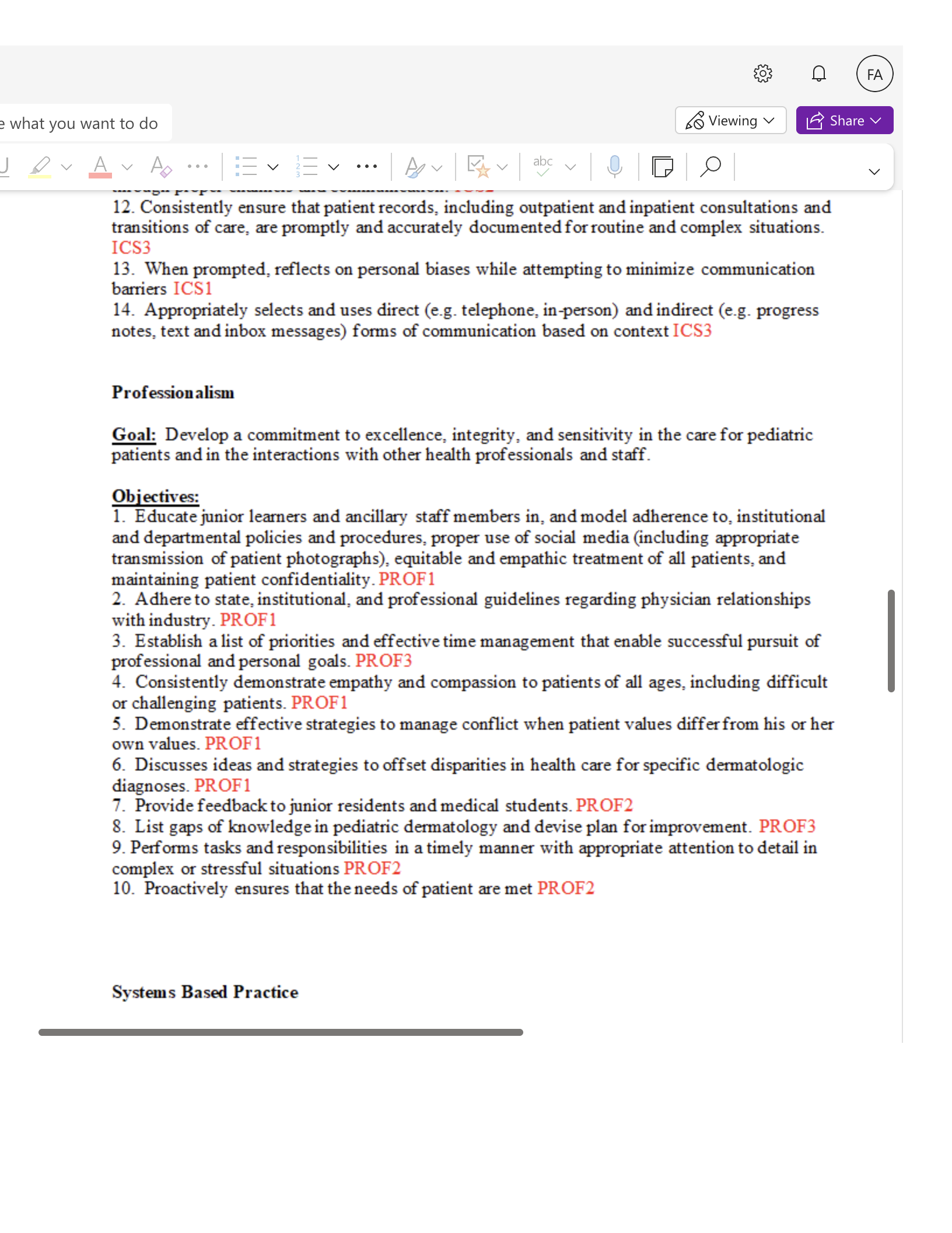 FA e what you want to do So Viewing LE Share JAVAVA... 12. Consistently ensure that patient records, including outpatient and inpatient consultations