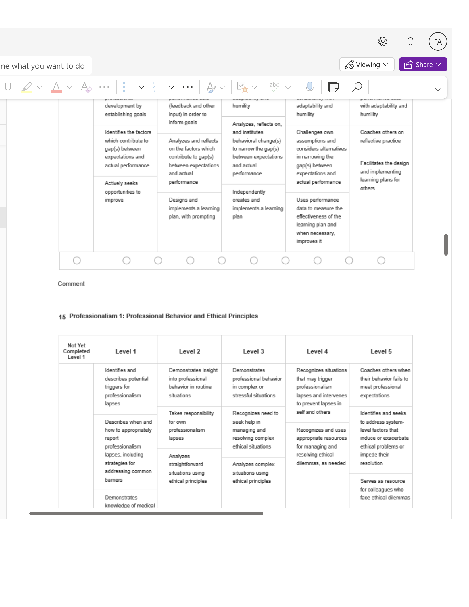 ne what you want to do A A 2= development by establishing goals Identifies the factors which contribute to gap(s) between expectations and actual perf