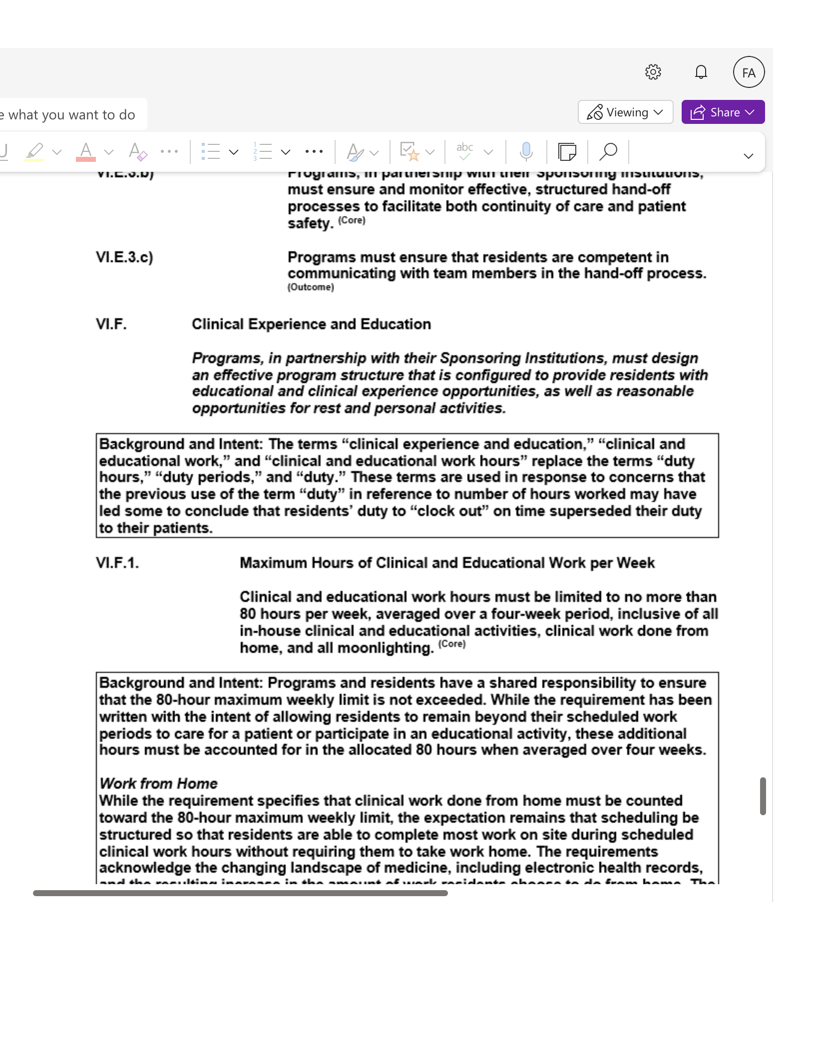 e what you want to do So Viewing v FA LE Share V V VI.E.O.U) must ensure and monitor effective, structured hand-off processes to facilitate both conti