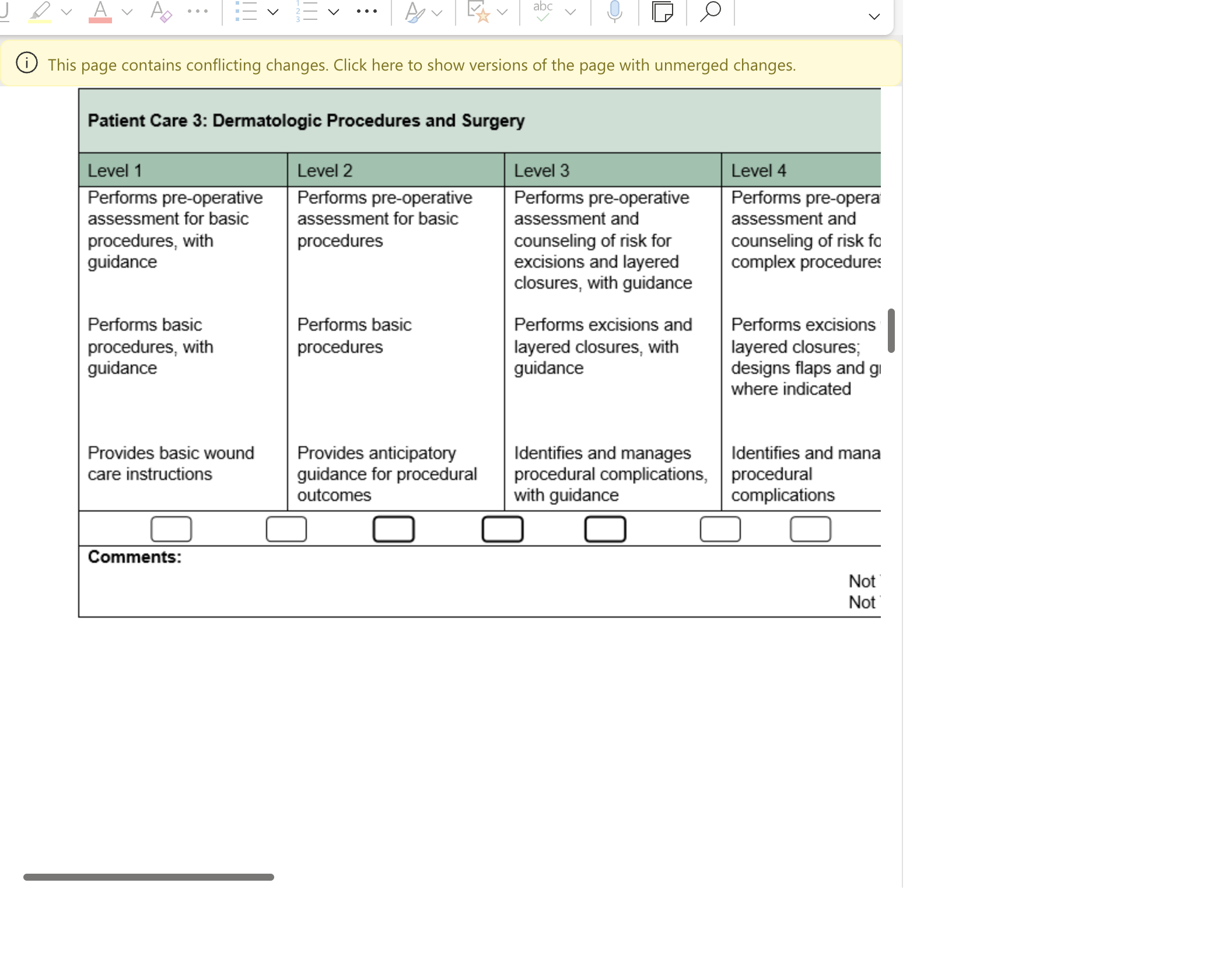 V V A ... ... abc v This page contains conflicting changes. Click here to show versions of the page with unmerged changes. Patient Care 3: Dermatologi