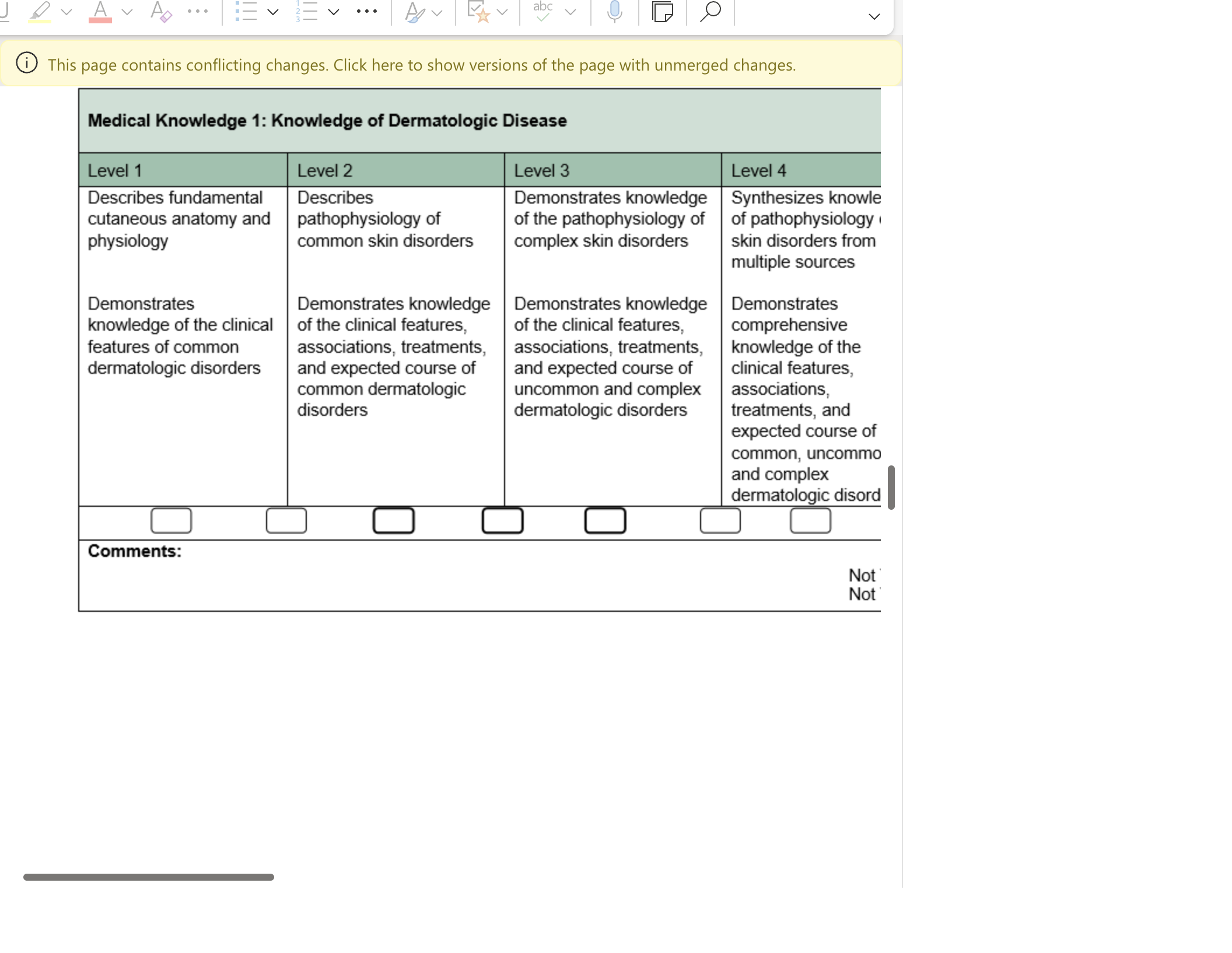 abc V V ... This page contains conflicting changes. Click here to show versions of the page with unmerged changes. Medical Knowledge 1: Knowledge of D