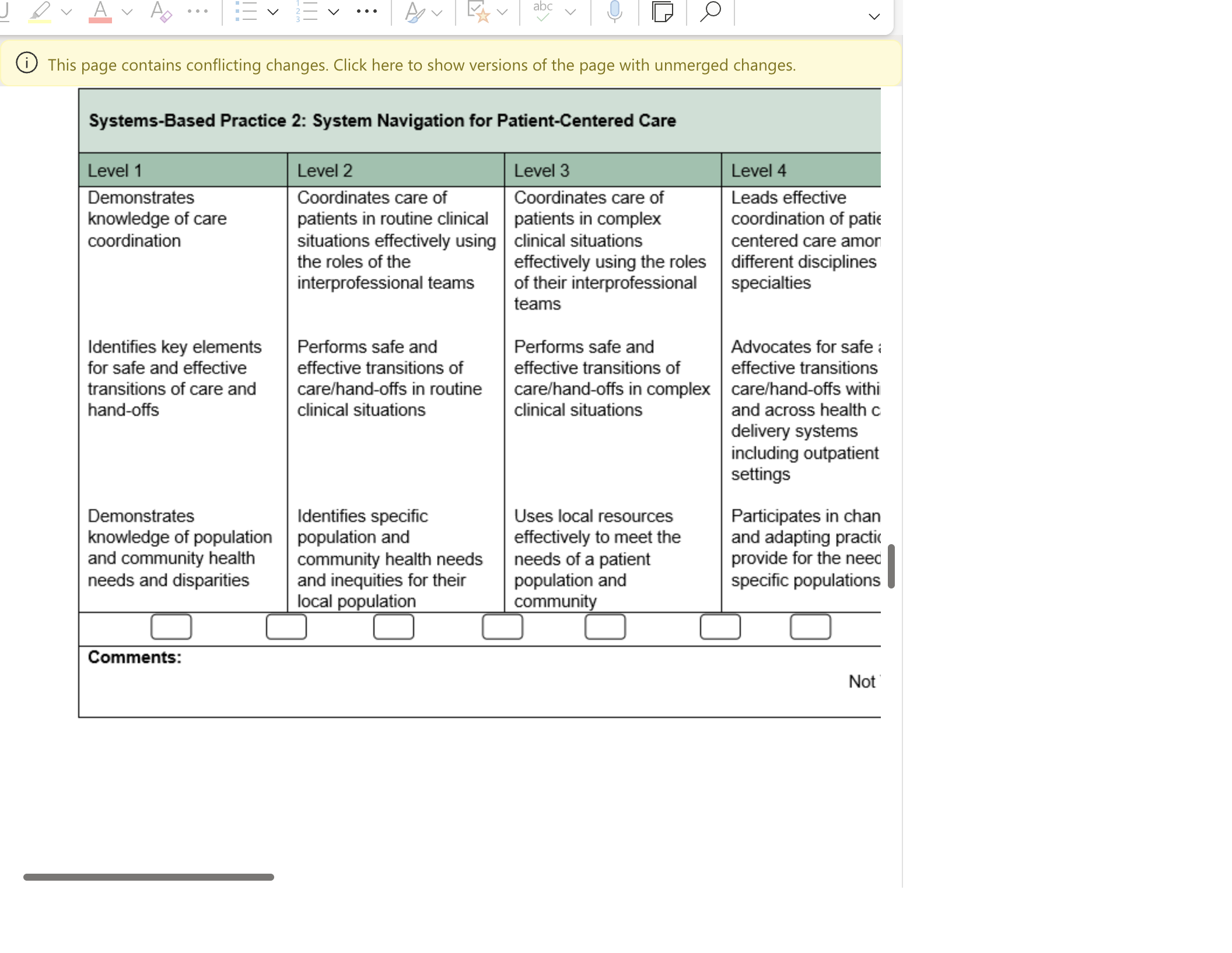 V V V ... V abc This page contains conflicting changes. Click here to show versions of the page with unmerged changes. Systems-Based Practice 2: Syste